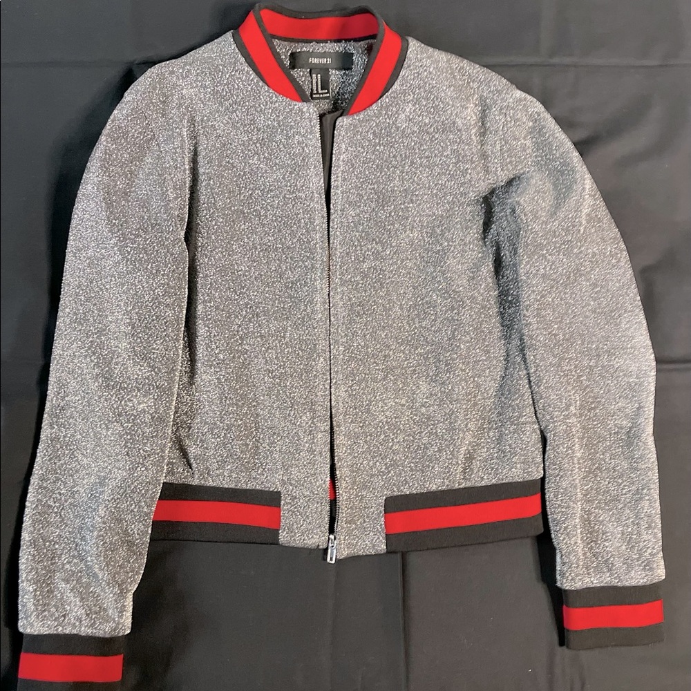 FOREVER 21 - SPARKLY BOMBER JACKET